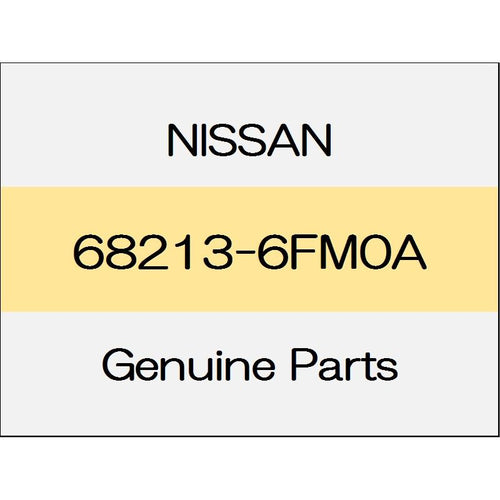 [NEW] JDM NISSAN X-TRAIL T32 Front door window weather strip outer mode Premier system 68213-6FM0A GENUINE OEM