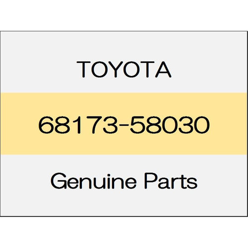 [NEW] JDM TOYOTA ALPHARD H3# Rear door glass weather strip inner (R) ~ 1801 68173-58030 GENUINE OEM