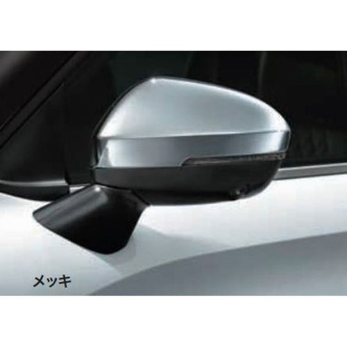 [NEW] JDM Mitsubishi OUTLANDER PHEV GN0W Mirror Cover Plated Black Genuine OEM