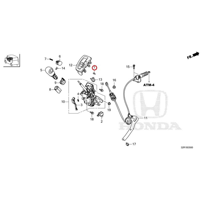 [NEW] JDM HONDA N-BOX CUSTOM JF5 2024 Select Lever GENUINE OEM