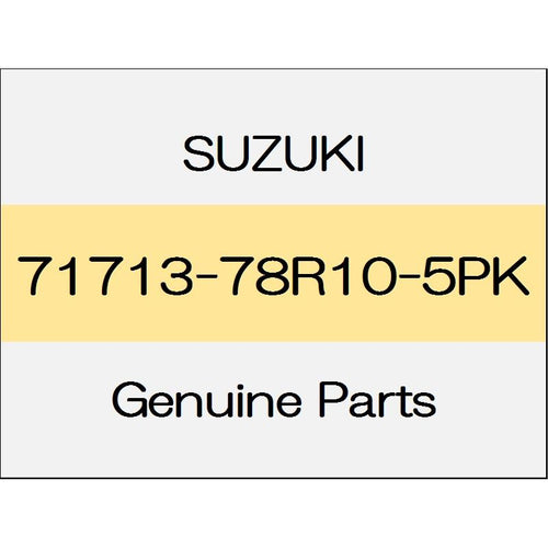 [NEW] JDM SUZUKI JIMNY SIERRA JB74 Front bumper license garnish 71713-78R10-5PK GENUINE OEM