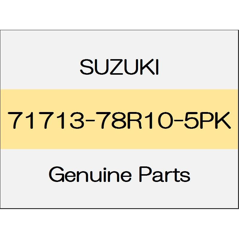 [NEW] JDM SUZUKI JIMNY SIERRA JB74 Front bumper license garnish 71713-78R10-5PK GENUINE OEM