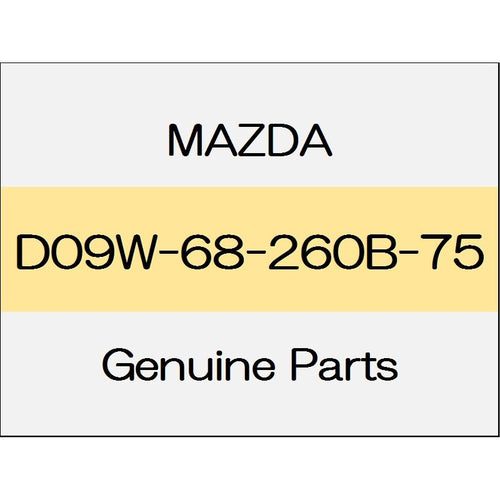 [NEW] JDM MAZDA DEMIO DJ C pillar trim (L) D09W-68-260B-75 GENUINE OEM