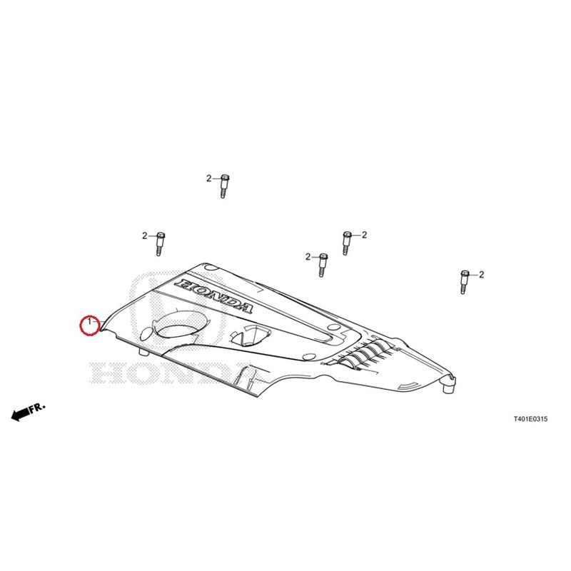 [NEW] JDM HONDA CIVIC FL5 2023 Engine cover (TYPE R) GENUINE OEM