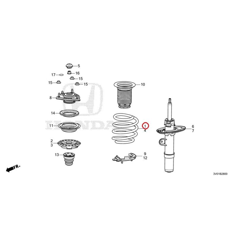 [NEW] JDM HONDA ZR-V RZ3 2023 Front Damper GENUINE OEM