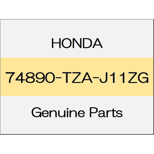[NEW] JDM HONDA FIT eHEV GR Rear license garnish Assy back camera-free body color code (NH830M) 74890-TZA-J11ZG GENUINE OEM