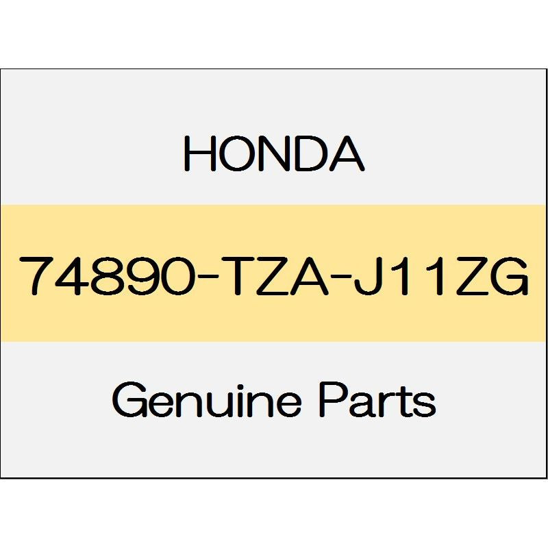 [NEW] JDM HONDA FIT eHEV GR Rear license garnish Assy back camera-free body color code (NH830M) 74890-TZA-J11ZG GENUINE OEM