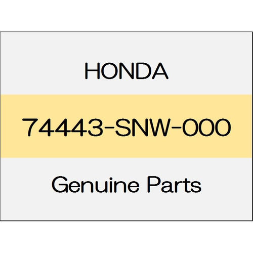 [NEW] JDM HONDA CIVIC TYPE R FD2 Trunk side protector (R) 74443-SNW-000 GENUINE OEM