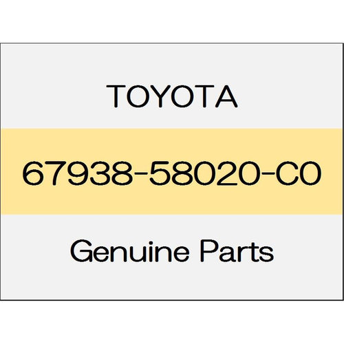 [NEW] JDM TOYOTA ALPHARD H3# Back door side garnish (L) power back door with trim code (21) S black 67938-58020-C0 GENUINE OEM