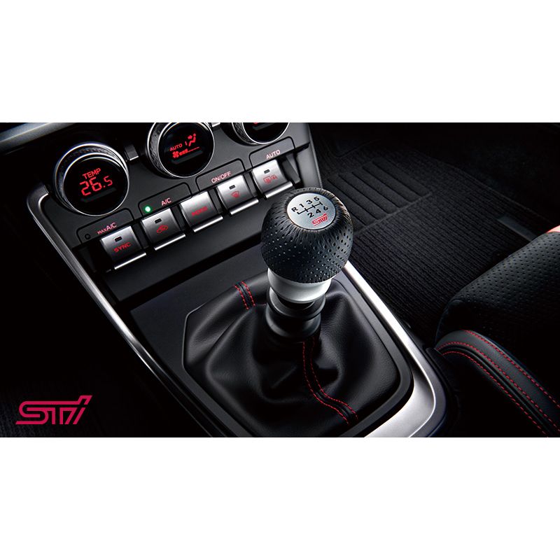 [NEW] JDM Subaru BRZ ZD8 STI Leather Shift Knob 6MT For MT Cars Genuine OEM