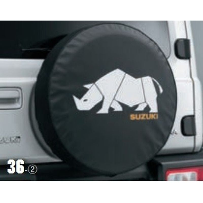 [NEW] JDM Suzuki Jimny SIERRA JB74W Spare Tire Cover Rhinoceros Genuine OEM