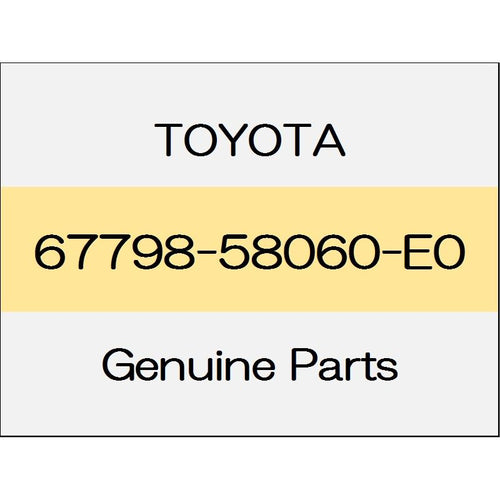 [NEW] JDM TOYOTA ALPHARD H3# Door trim ornament base rear (R) 1801 ~ Standard system Executive Lounge 67798-58060-E0 GENUINE OEM