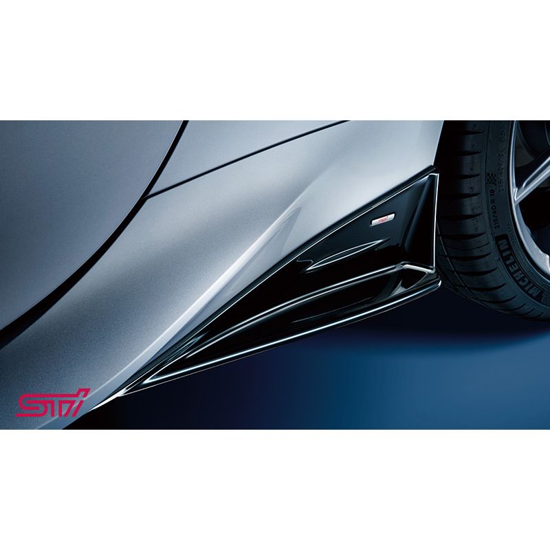 [NEW] JDM Subaru BRZ ZD8 STI Side Under Spoiler Crystal Black Silica Paint OEM