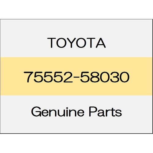 [NEW] JDM TOYOTA ALPHARD H3# Roof drip side finish molding front (L) 75552-58030 GENUINE OEM