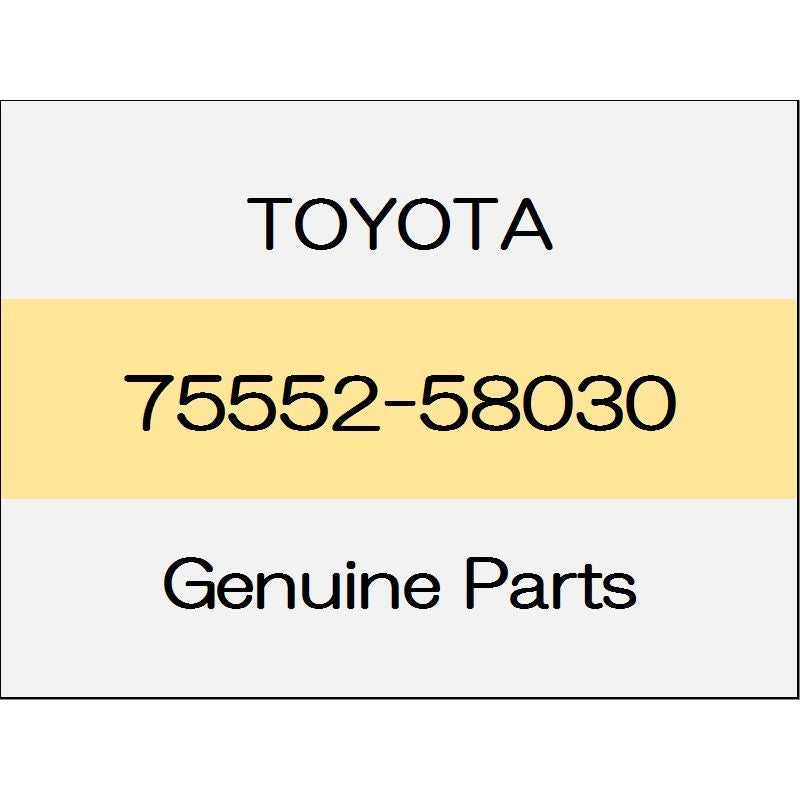 [NEW] JDM TOYOTA ALPHARD H3# Roof drip side finish molding front (L) 75552-58030 GENUINE OEM