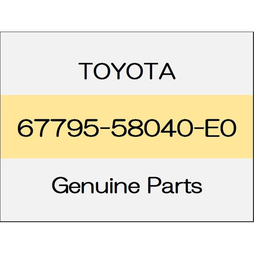 [NEW] JDM TOYOTA ALPHARD H3# Door trim ornament base Front (R) 1801 ~ Standard system G 67795-58040-E0 GENUINE OEM