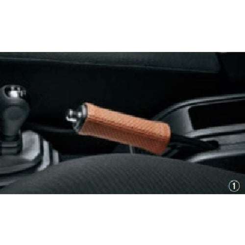 [NEW] JDM Suzuki Jimny SIERRA JB74W Leather Parking Brake Cover Brown Genuine