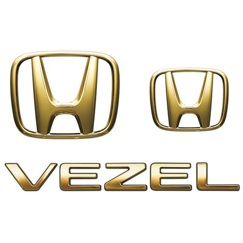 [NEW] JDM Honda VEZEL RV Gold Emblem Genuine OEM
