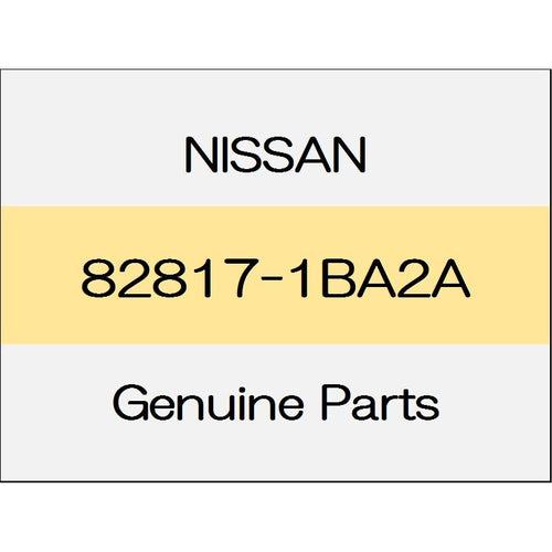 [NEW] JDM NISSAN SKYLINE CROSSOVER J50 Rear door sash front tape (L) 82817-1BA2A GENUINE OEM