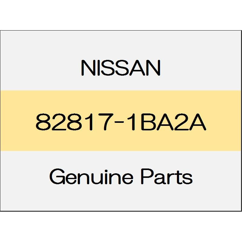 [NEW] JDM NISSAN SKYLINE CROSSOVER J50 Rear door sash front tape (L) 82817-1BA2A GENUINE OEM
