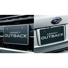 Load image into Gallery viewer, [NEW] JDM Subaru LEGACY OUTBACK BT5 Colored License Plate Base Genuine OEM
