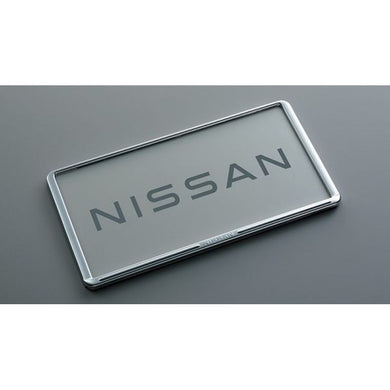 [NEW] JDM Nissan X-Trail T33 License Plate Rim Chrome Genuine OEM