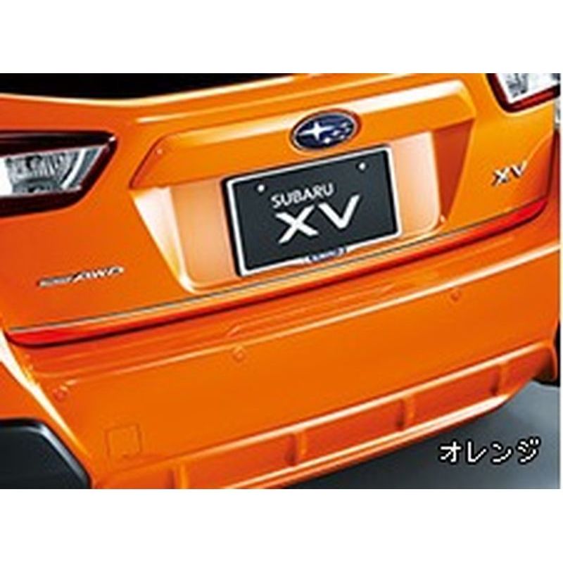 [NEW] JDM Subaru XV GT Tail Gate Garnish Orange Genuine OEM