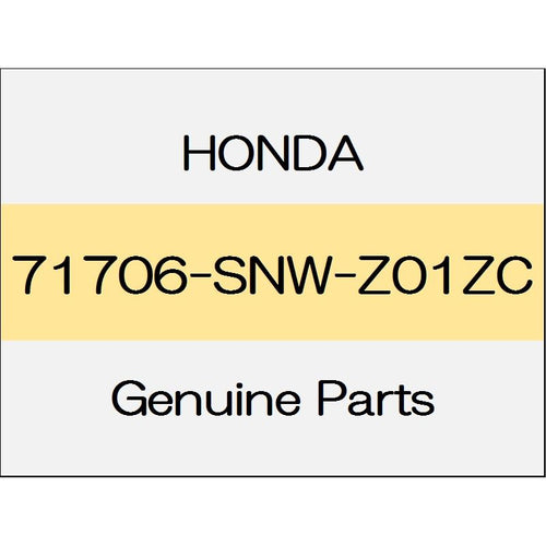 [NEW] JDM HONDA CIVIC TYPE R FD2 Trunk spoiler lower lid (R) body color code (NH0) 71706-SNW-Z01ZC GENUINE OEM