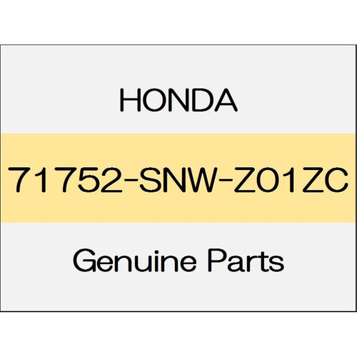 [NEW] JDM HONDA CIVIC TYPE R FD2 Trunk lid side spoiler (L) body color code (NH0) 71752-SNW-Z01ZC GENUINE OEM