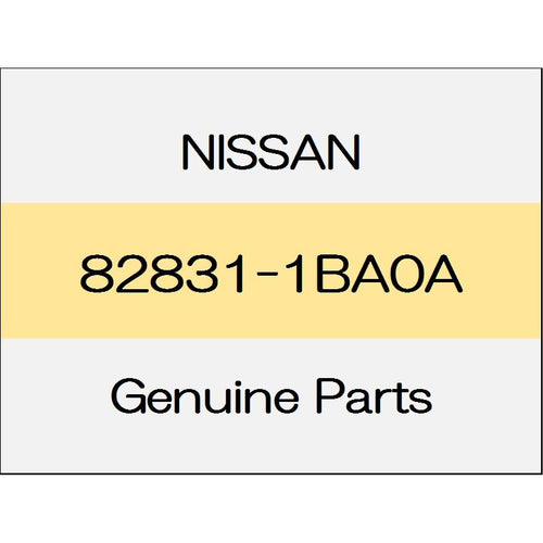 [NEW] JDM NISSAN SKYLINE CROSSOVER J50 Rear door weather strip (L) 82831-1BA0A GENUINE OEM