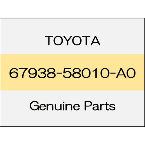 [NEW] JDM TOYOTA ALPHARD H3# Back door side garnish (L) power back door without trim code (01) 67938-58010-A0 GENUINE OEM