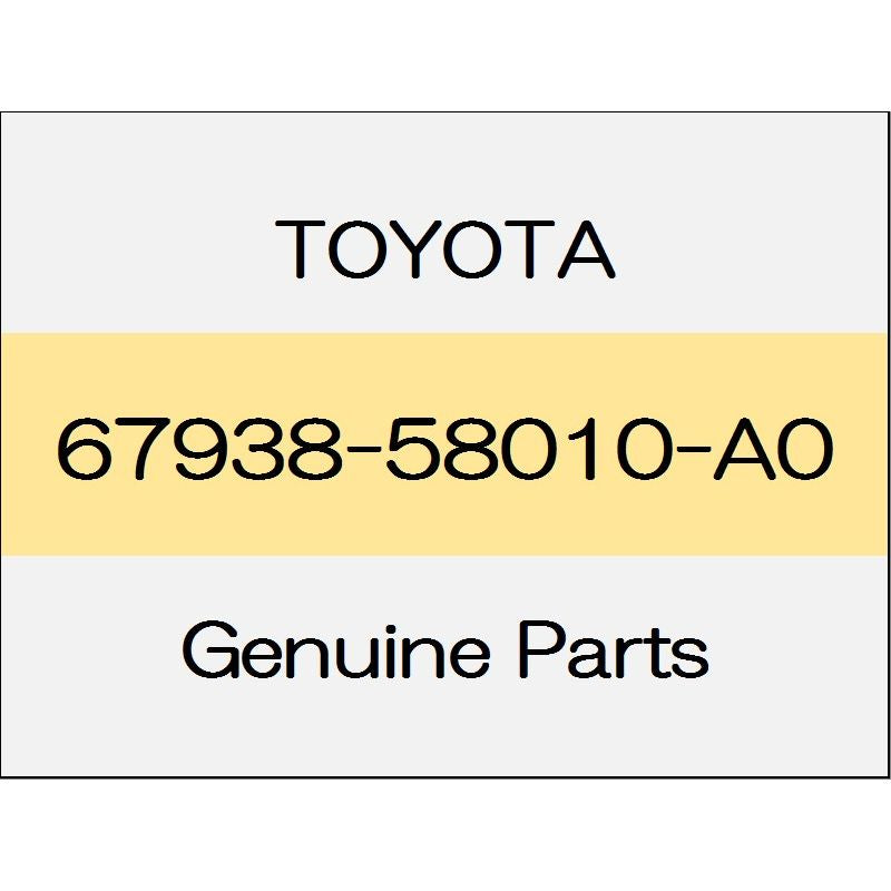 [NEW] JDM TOYOTA ALPHARD H3# Back door side garnish (L) power back door without trim code (01) 67938-58010-A0 GENUINE OEM