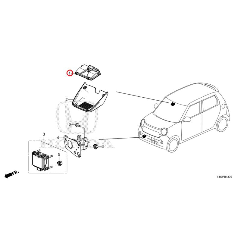 パーツ HONDA N WGN genuine camera Rador set JH3 HONDA N WGN genuine camera Rador set JH3