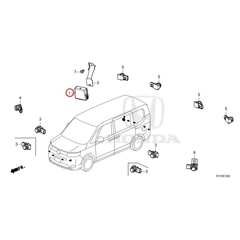 OE Type Car Rear View Parking Front and Rear Backup Camera Sensor for  Honda/Nissan - China Parking Sensor, OE Parking Sensor