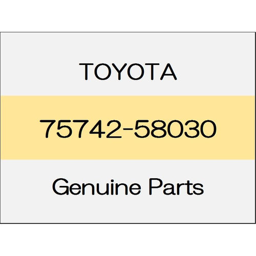 [NEW] JDM TOYOTA ALPHARD H3# Rear door outside molding (L) 75742-58030 GENUINE OEM