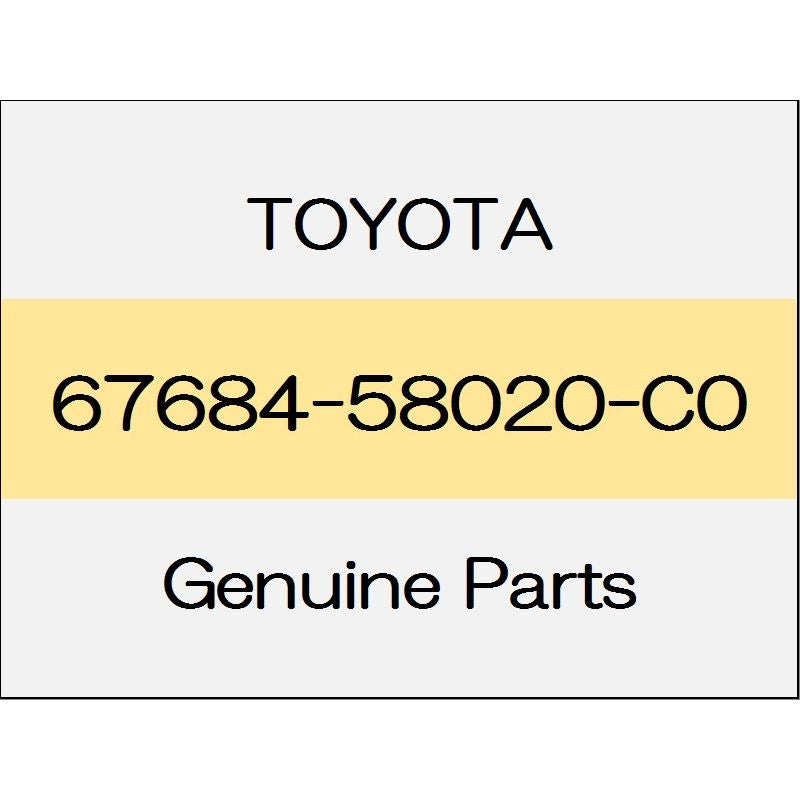 [NEW] JDM TOYOTA ALPHARD H3# Rear curtain (L) with out genuine car navigation system 67684-58020-C0 GENUINE OEM