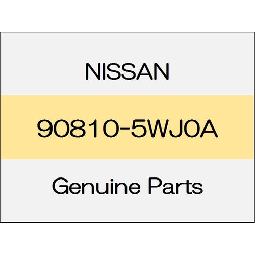 [NEW] JDM NISSAN NOTE E12 Back door finisher Assy Around View Monitor non-Blanc Natur Interior X body color code (QAY) 90810-5WJ0A GENUINE OEM