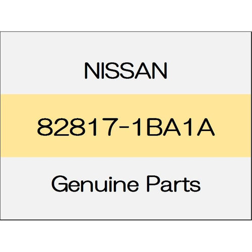 [NEW] JDM NISSAN SKYLINE CROSSOVER J50 Rear door sash front tape (L) 82817-1BA1A GENUINE OEM