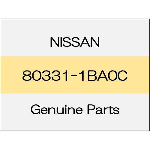 [NEW] JDM NISSAN SKYLINE CROSSOVER J50 Front door glass run rubber (L) 80331-1BA0C GENUINE OEM