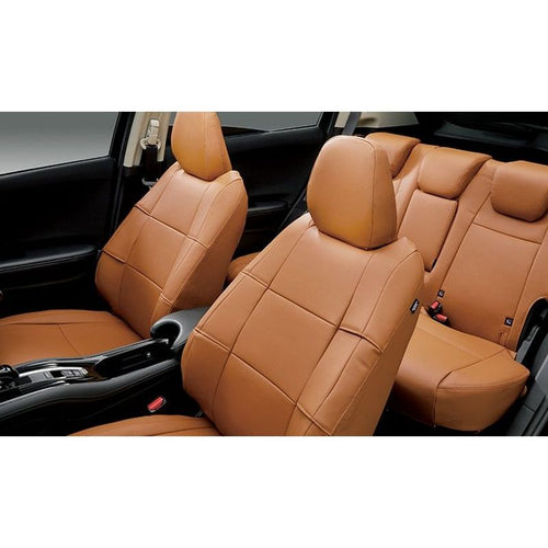 [NEW] JDM Honda VEZEL RU Seat Cover For Gasoline Vehicles Brown Genuine OEM