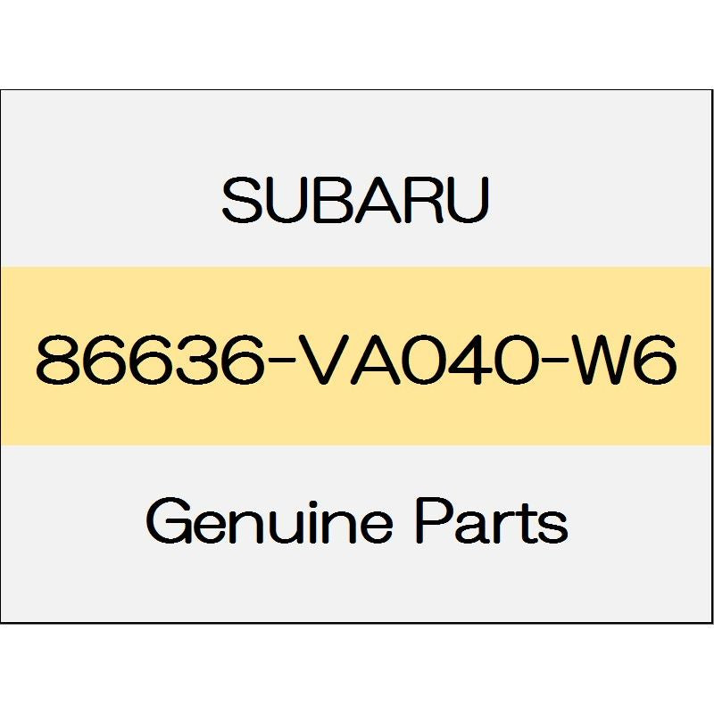 [NEW] JDM SUBARU WRX S4 VA Lamp washer nozzle cover Assy (R) body color code (K1X) 86636-VA040-W6 GENUINE OEM