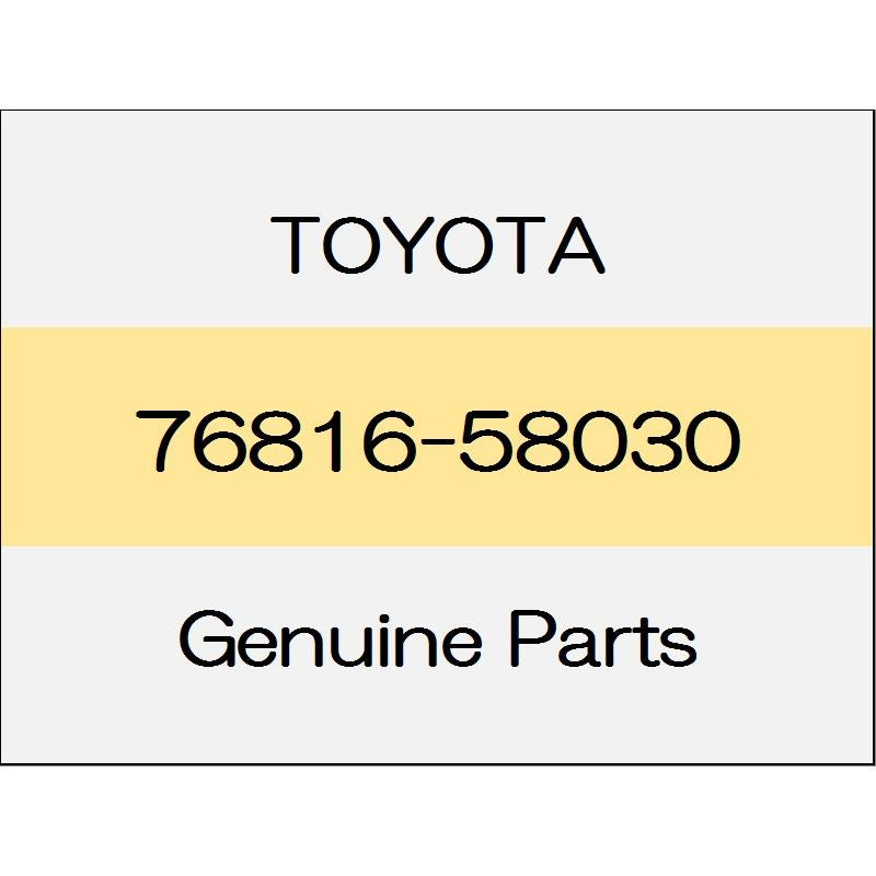 [NEW] JDM TOYOTA ALPHARD H3# Back door garnish outside lower (L) A Package / type black 76816-58030 GENUINE OEM