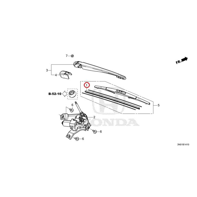 [NEW] JDM HONDA VEZEL e:HEV RV5 2021 Rear Windshield Wiper GENUINE OEM