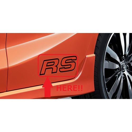 [NEW] JDM Honda Fit GK5 Decal RS Orange Genuine OEM