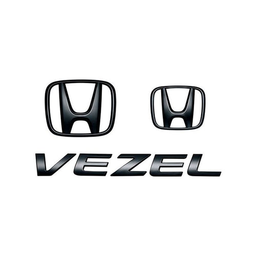 [NEW] JDM Honda VEZEL RU Black Emblem Genuine OEM