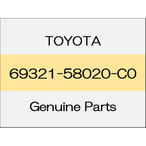 [NEW] JDM TOYOTA ALPHARD H3# Back door lock cover 69321-58020-C0 GENUINE OEM