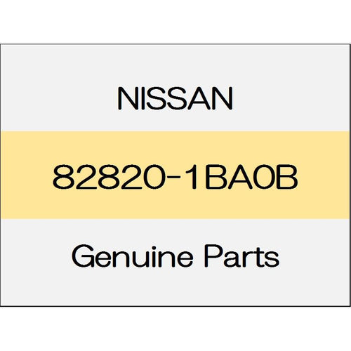 [NEW] JDM NISSAN SKYLINE CROSSOVER J50 Rear door outside molding (R) 82820-1BA0B GENUINE OEM