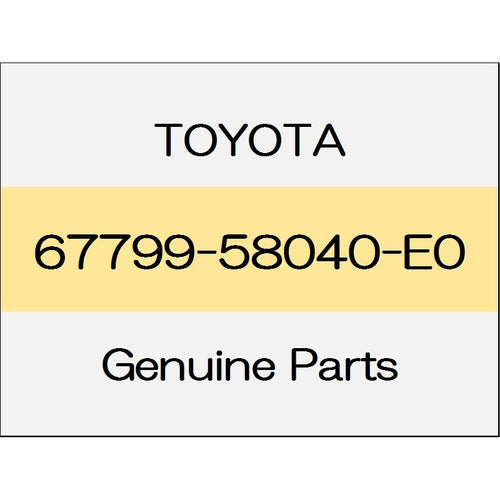 [NEW] JDM TOYOTA ALPHARD H3# Door trim ornament base rear (L) 1801 ~ Standard system G 67799-58040-E0 GENUINE OEM