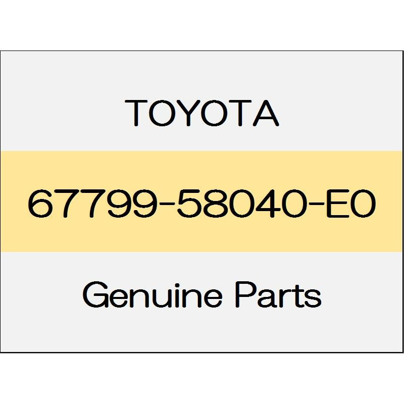 [NEW] JDM TOYOTA ALPHARD H3# Door trim ornament base rear (L) 1801 ~ Standard system G 67799-58040-E0 GENUINE OEM