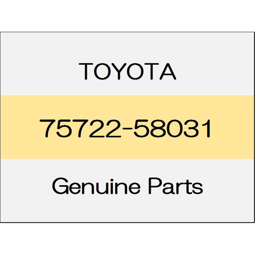 [NEW] JDM TOYOTA ALPHARD H3# The rear door belt molding (L) 75722-58031 GENUINE OEM